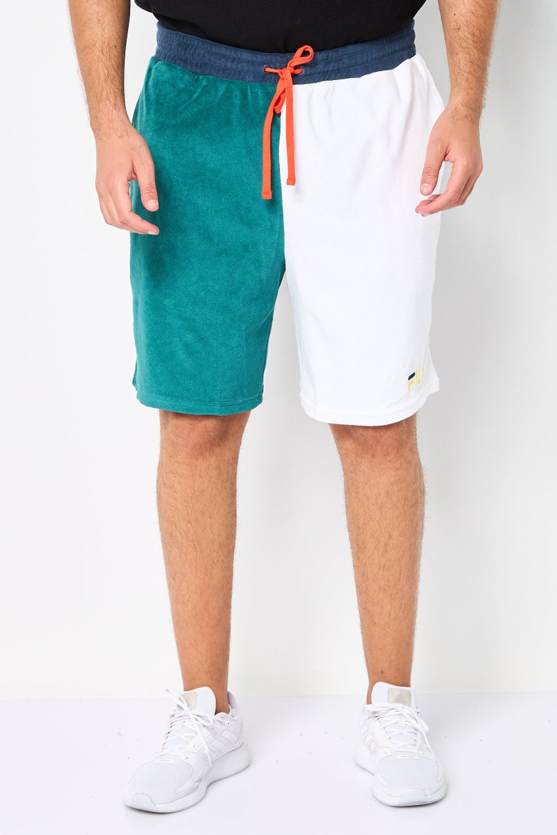 FILA Men Sportswear Fit Brand Logo Outdoor Shorts, Multicolor - Image 1