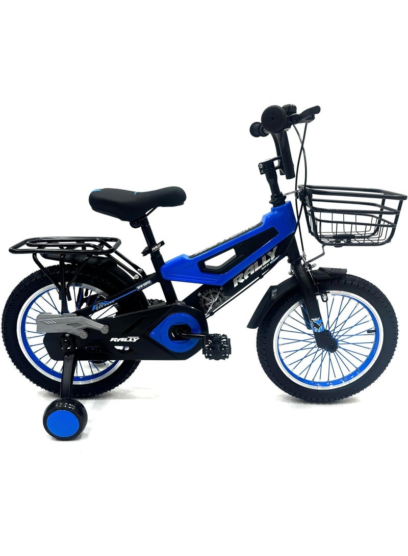 RALLY BICYCLE RALLY Kids Bicycle 16 Inch RL-16-1400 | Training Wheels | Basket | Chain Cover | Bell | Cargo Rack | Age 4–7 Years - Image 5