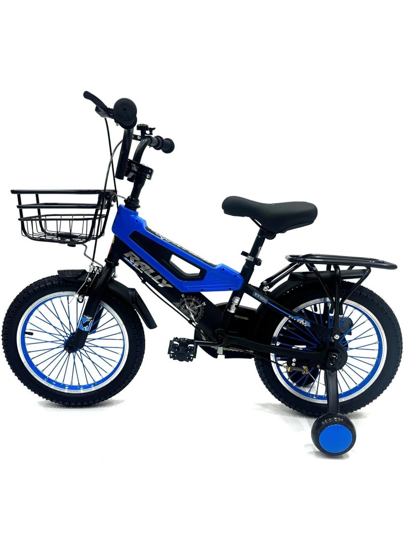 RALLY BICYCLE RALLY Kids Bicycle 16 Inch RL-16-1400 | Training Wheels | Basket | Chain Cover | Bell | Cargo Rack | Age 4–7 Years - Image 3