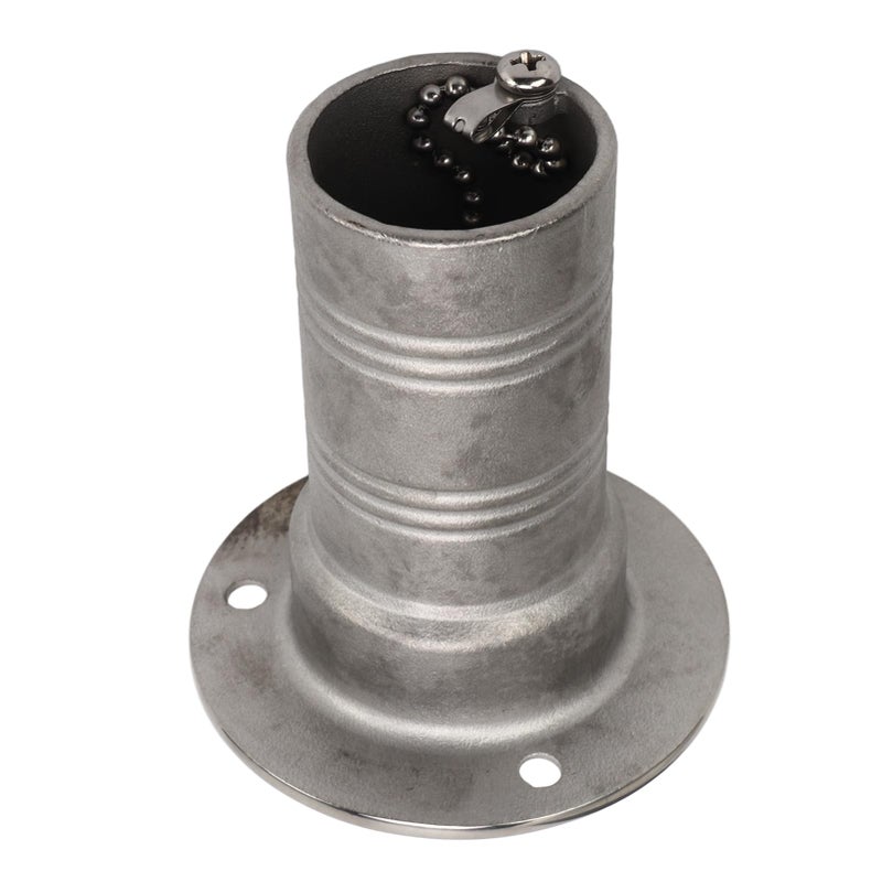 316 Stainless Steel Marine Boat Deck Filler 1 5 Inch Right Angle with Key and Chain - Image 3