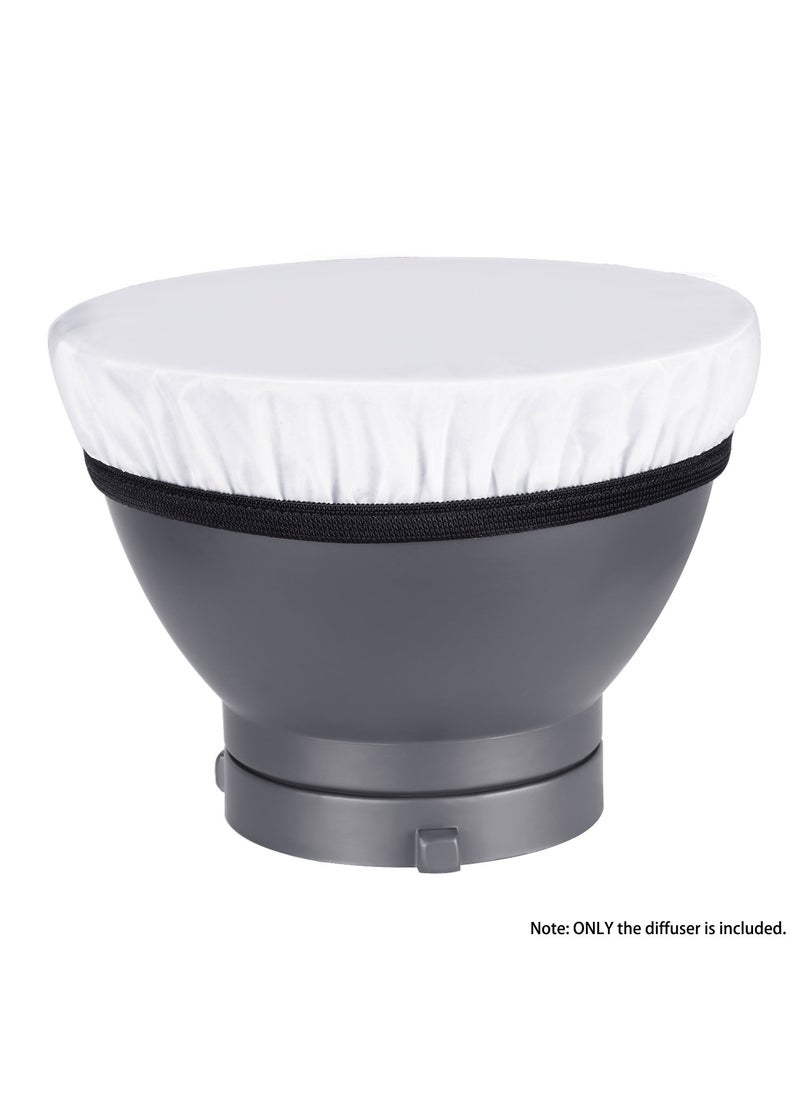 Neewer Neewer 2-Pack 7 inches/180mm Soft White Diffuser Sock, Softens The Light Output, Perfect for Studio Strobe Reflector, Portrait, Product Photography and Video Shooting  - Image 3