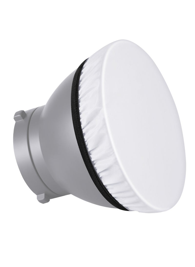 Neewer Neewer 2-Pack 7 inches/180mm Soft White Diffuser Sock, Softens The Light Output, Perfect for Studio Strobe Reflector, Portrait, Product Photography and Video Shooting  - Image 1