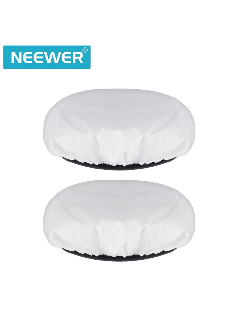 Neewer Neewer 2-Pack 7 inches/180mm Soft White Diffuser Sock, Softens The Light Output, Perfect for Studio Strobe Reflector, Portrait, Product Photography and Video Shooting  - Image 2