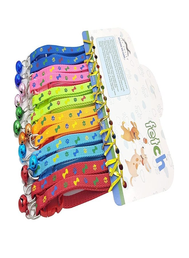 Pets Empire 2 Pack Colorful Cat Collars with Bell - Adjustable Breakaway Safety Collars for Small Dogs & Kittens, Neck Girth 19-32 cm - Image 4