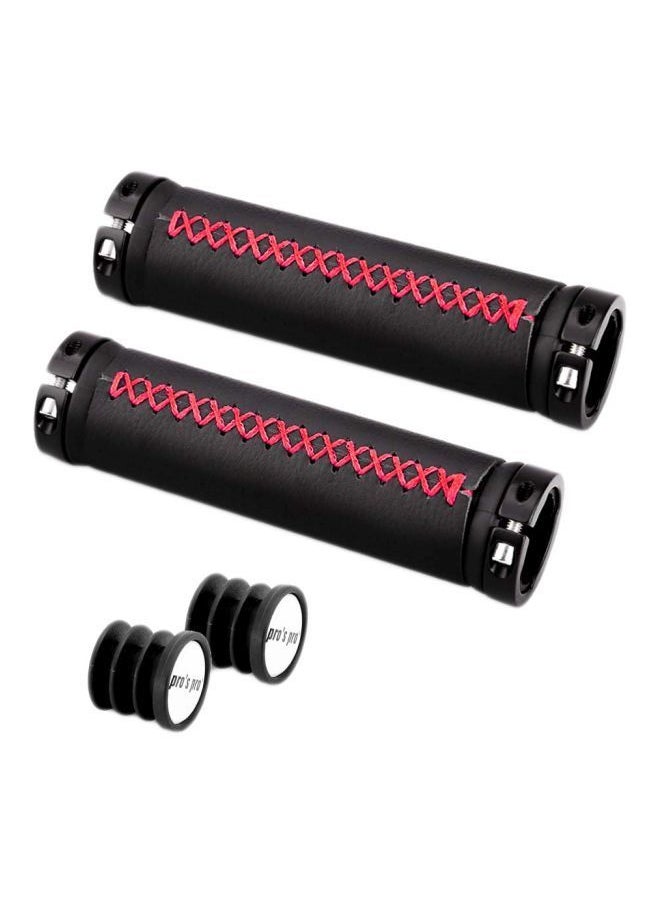 NIBEMINENT - Pack Of 4 Bicycle Handlebar Grips With End Caps 13x2.2cm - Image 1