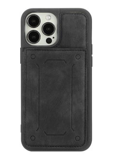 Suteni Back Cover Card Slots Leather Phone Case for iPhone  - Image 1