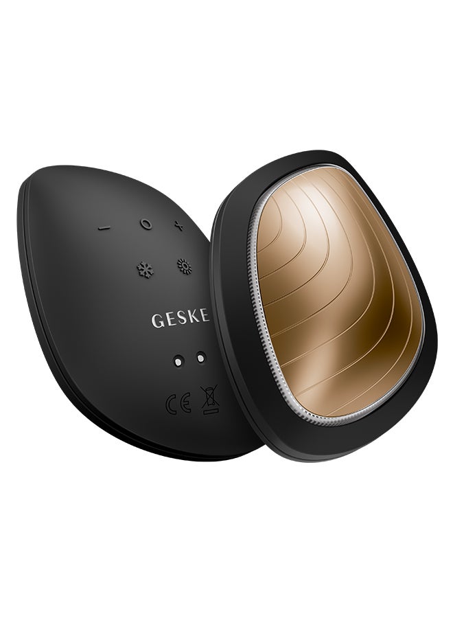 GESKE SmartAppGuided Sonic Warm & Cool Mask | 9 in 1 | Beauty LED Face Mask | Facial Glow | Full Spectrum LED Light | Best Face Massager | Vibrating Mask | Warm and Cold Skincare - Grey - Image 4