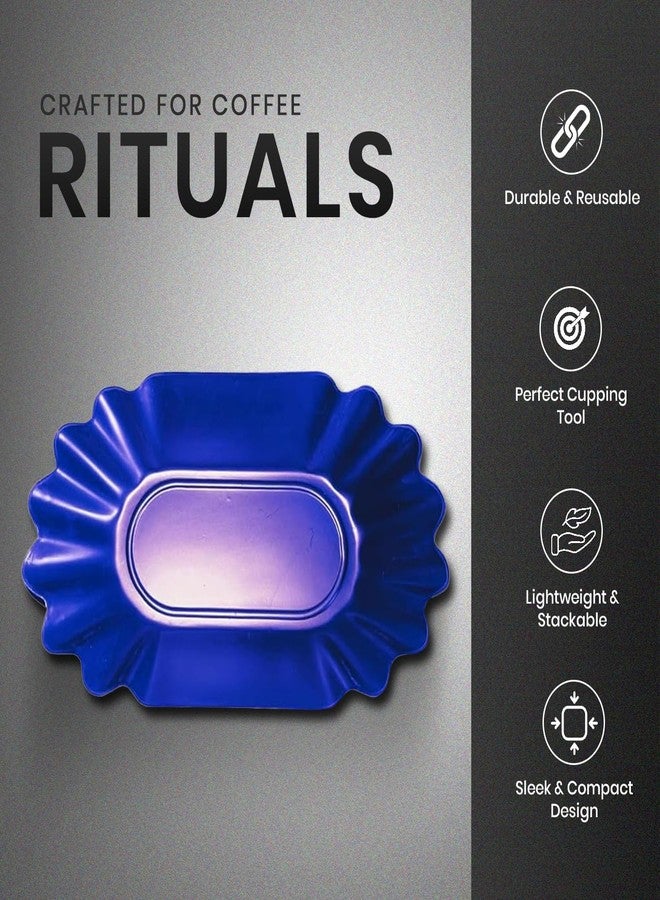Rattleware Oval Coffee Bean Tray - 8.8” x 5.4” (12 Pcs) - Premium Quality, Perfect for Cupping, Unique Design & Durable Material - Ideal for Home Kitchen Use - Image 3