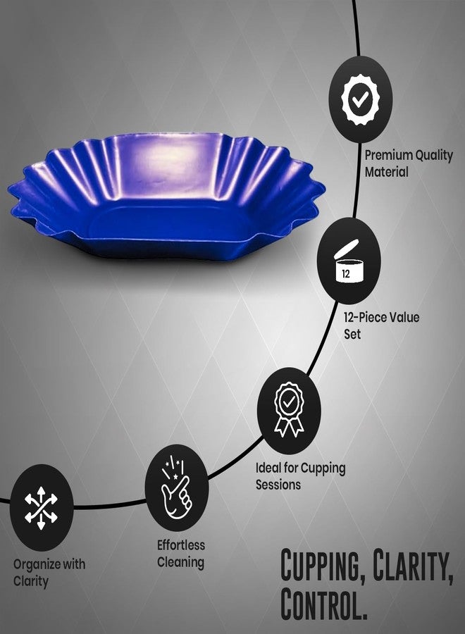 Rattleware Oval Coffee Bean Tray - 8.8” x 5.4” (12 Pcs) - Premium Quality, Perfect for Cupping, Unique Design & Durable Material - Ideal for Home Kitchen Use - Image 4