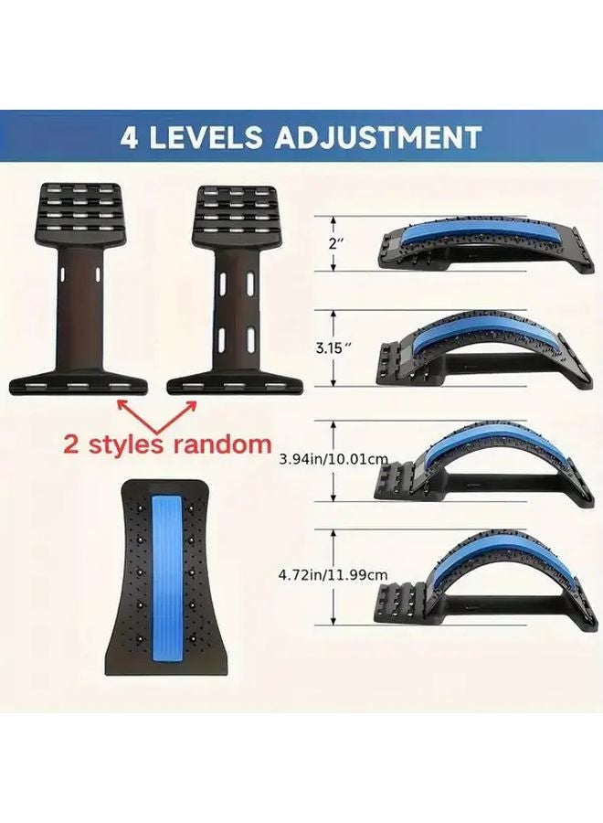 Blue Waist Posture Corrector with Bump Massage Ergonomic Design for Back Pain Relief Lightweight Portable - Image 5