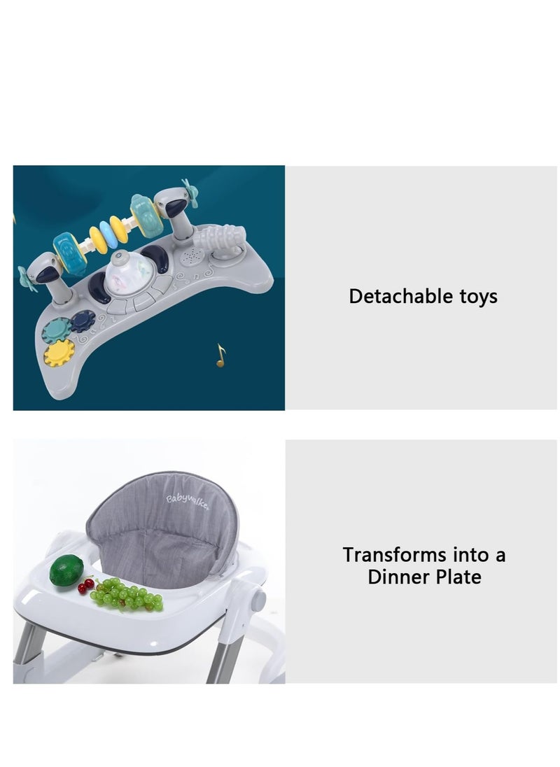 Baby Walker Used To Teach Walking And  Baby Dining Chair With  Distinctive Shape And Includes Music With Different Tones That Enhance your child's sense Of Hearing.