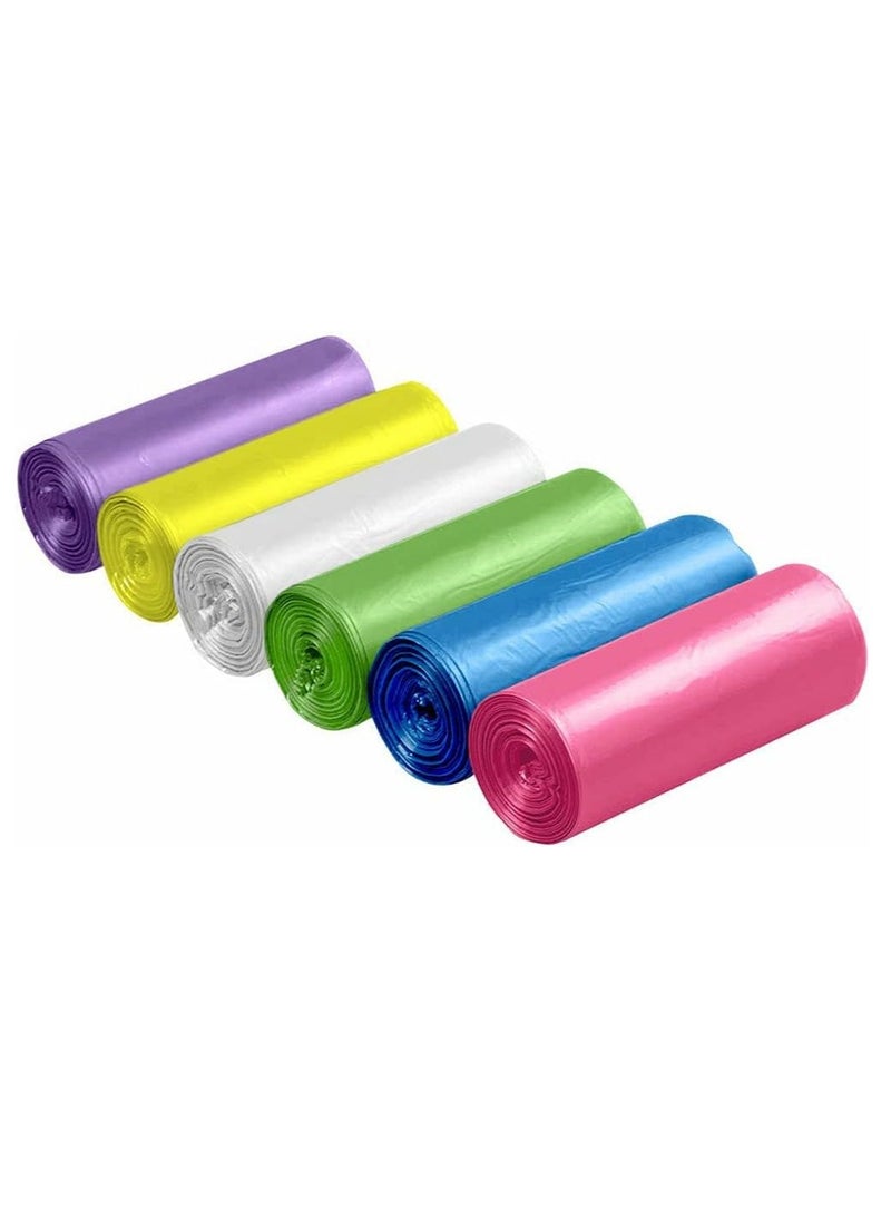 مارخور أكياس قمامة، ٥ لفات، أكياس قمامة صغيرة ملونة ٤٥×٥٠ سم - ٢٩٠ كيسًا - Image 3