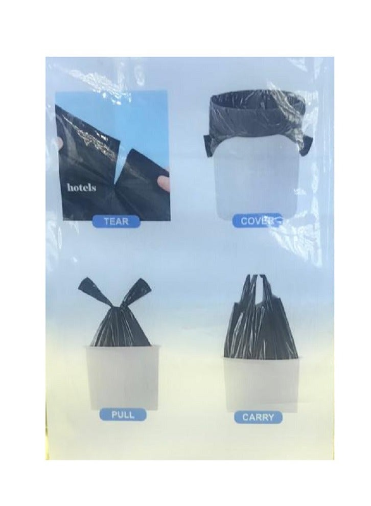 مارخور أكياس قمامة، ٥ لفات، أكياس قمامة صغيرة ملونة ٤٥×٥٠ سم - ٢٩٠ كيسًا - Image 4