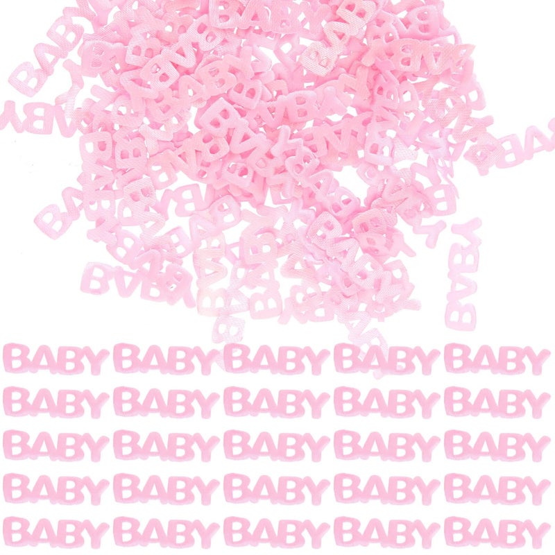 Pink Shower Confetti 200 Pieces Small Scatter Table Decoration for Birthday Party Festival Celebration - Image 2