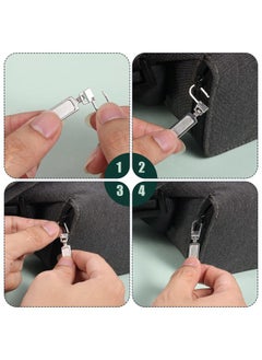 JJC 8pcs Zipper Pull Replacement, Zipper Part Replacement Detachable Metal Zipper Pull for Most Items-Purse Jacket Boots Jeans Coat Suitcase Luggage Dresses (Black, Gold, Silver, Bronze)  - Image 4