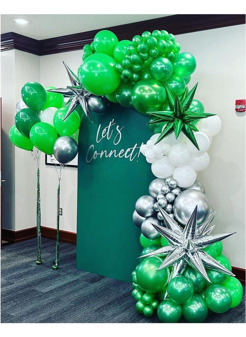 100 Pack 12 inch Round Helium Light Green Balloons for Green Jungle Themed Birthday Baby Shower Party Decorations - Image 3