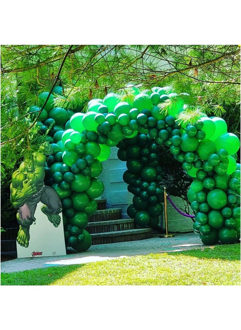 100 Pack 12 inch Round Helium Light Green Balloons for Green Jungle Themed Birthday Baby Shower Party Decorations - Image 5
