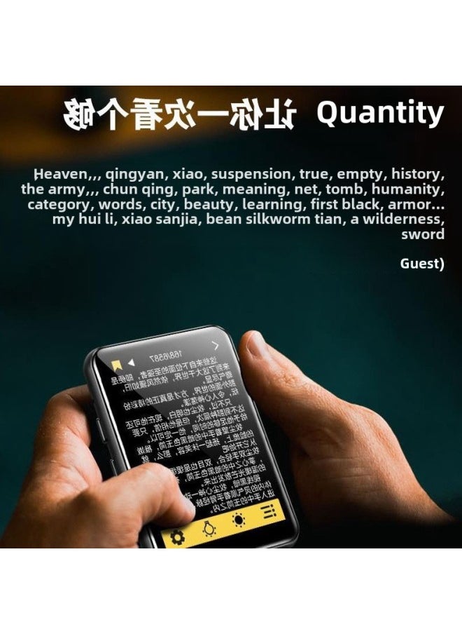 Generic - See MP4 Student E-book MP3 Bluetooth Mp5mp6p7 Walkman Version Of The Special Reader Novel Artifact Senior High School-Body Color:Upgraded Smart Model 3.0inch Touch Screen Version [bluetooth 6.0/long Battery Life Qingying-Memory Capacity:16g [more Than 1,200 Novels Of Various Types + Songs + Movies Qingying Qingying Standard Configuration + High-quality Charger + Wireless Bluetooth Headset Have Been Downloaded - Image 1