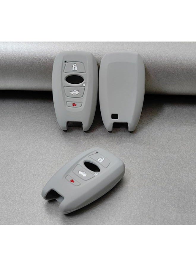 REPROTECTING Silicone Rubber Key Fob Cover Compatible with 2014-2021 Subaru Ascent BRZ Crosstrek Forester Impreza Legacy Outback WRX WRX STI XV Crosstrek YQ14AHC 1551A-14AHC 88835-CA310 HYQ14AHK - Image 5