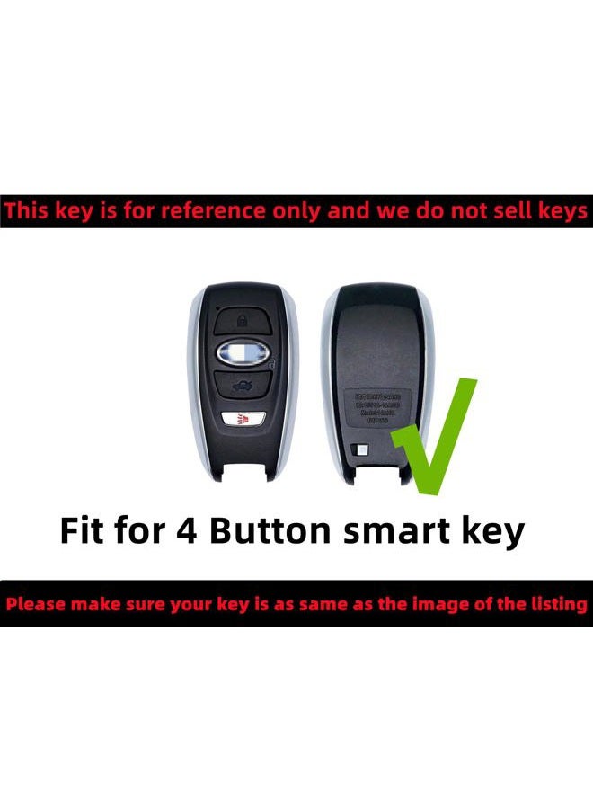 REPROTECTING Silicone Rubber Key Fob Cover Compatible with 2014-2021 Subaru Ascent BRZ Crosstrek Forester Impreza Legacy Outback WRX WRX STI XV Crosstrek YQ14AHC 1551A-14AHC 88835-CA310 HYQ14AHK - Image 3