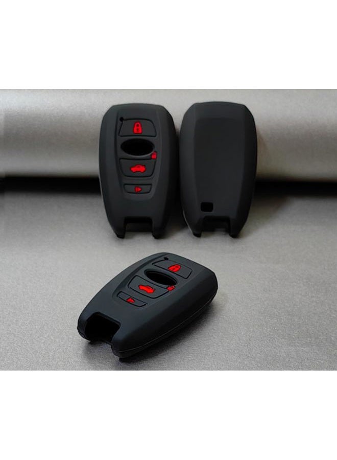 REPROTECTING Silicone Rubber Key Fob Cover Compatible with 2014-2021 Subaru Ascent BRZ Crosstrek Forester Impreza Legacy Outback WRX WRX STI XV Crosstrek YQ14AHC 1551A-14AHC 88835-CA310 HYQ14AHK - Image 4