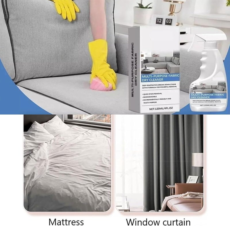 SWIUKPHE Stain Remover for Carpet,120ML Stain and Odour Upholstery Cleaner Spray for Sofa, Couch, and Furniture Fabric, Remover for Fabric, Couch, and Sofa Cleaning - Image 5
