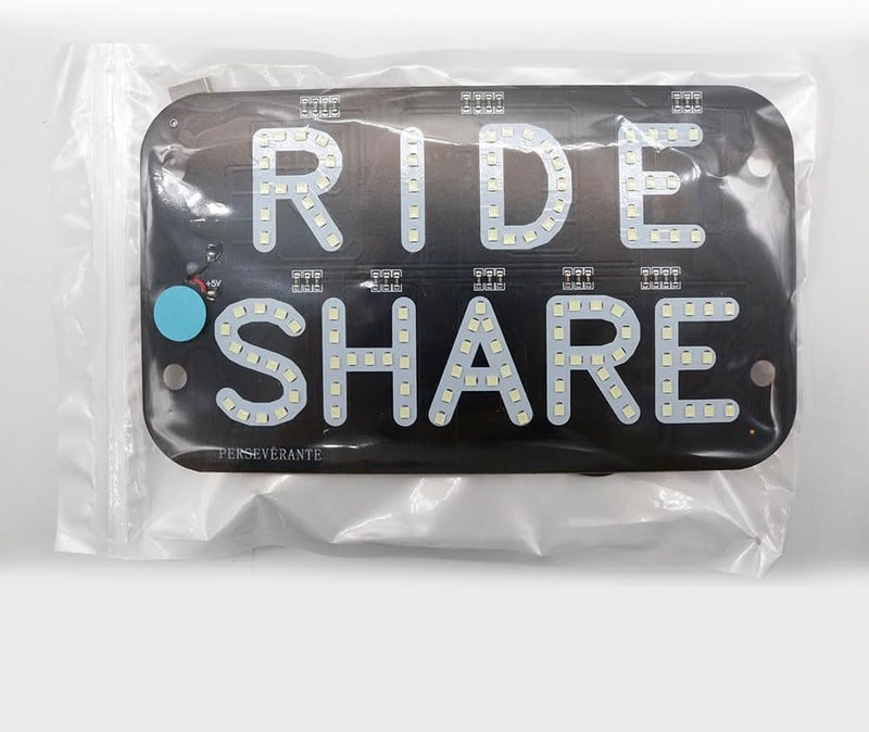 YSY LED Rideshare Sign with USB Cable - Image 5