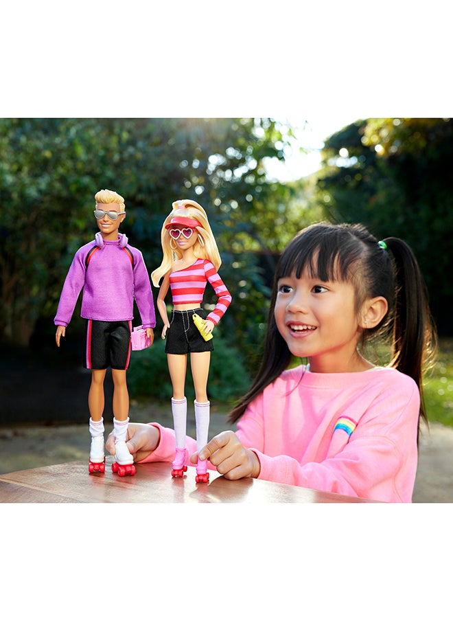 Barbie - Barbie & Ken Fashionistas 2-pack - Image 1