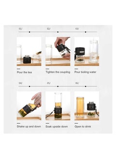 Double Walled Bottle, Tea Infuser Water Bottle, Double Design Non‑Toxic And Tasteless Convenient To Carry for Tea Ice Water, - pzsku/Z6C496C77B1BE59C62032Z/45/_/1730806377/05534146-9a3e-4191-989a-05bda2bdb146