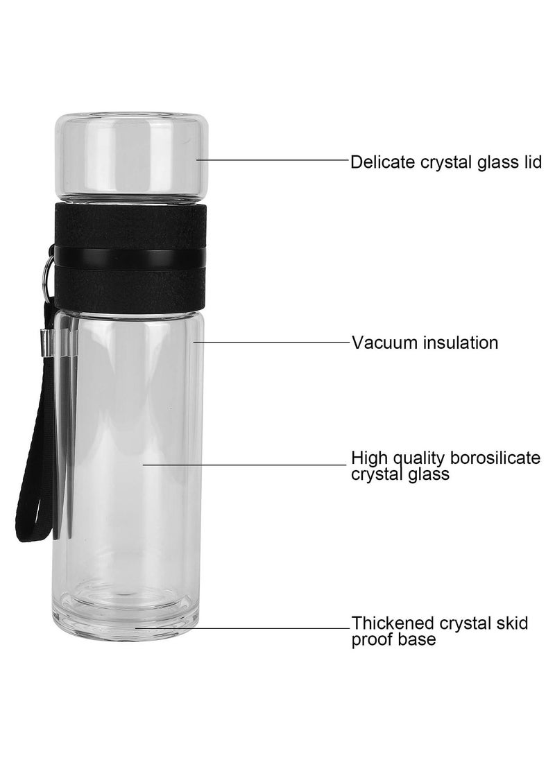 Generic - Double Walled Bottle, Tea Infuser Water Bottle, Double Design Non‑Toxic And Tasteless Convenient To Carry for Tea Ice Water, - Image 1