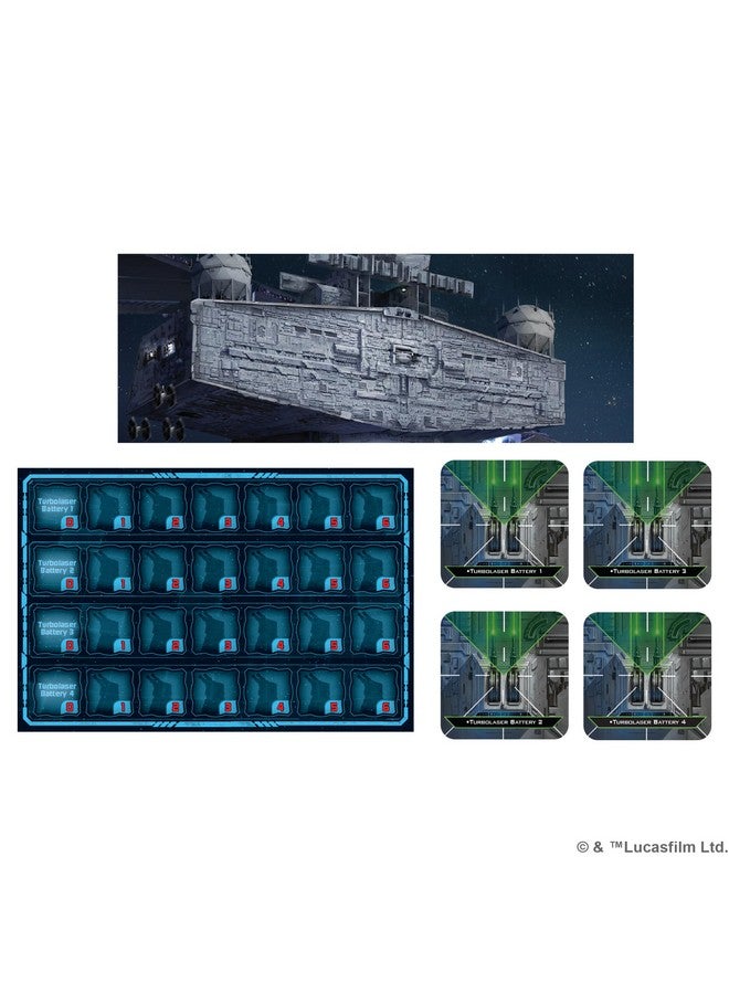 Atomic Mass Games Atomic Mass Games Star Wars X-Wing 2nd Edition Miniatures Game Battle Over Endor Scenario Pack - Iconic Pilots & Ships! Strategy Game for Kids & Adults, Ages 14+, 2 Players, 90 Min Playtime, Made - Image 3