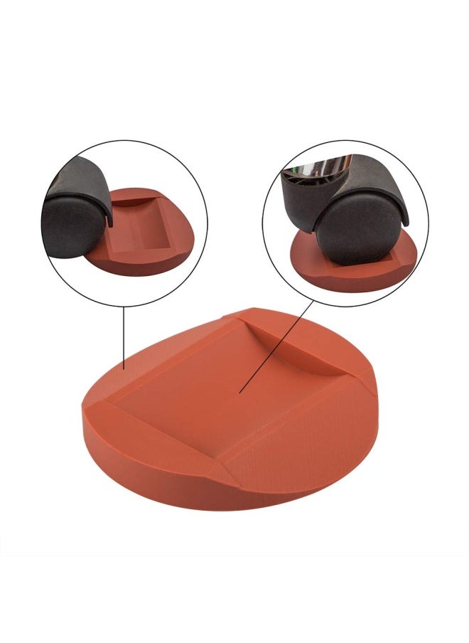 AIFUDA - 6 Pieces Rubber Furniture Caster Cups  Furniture Coasters Anti-Sliding Floor Grip Floor Protectors For All Floors And Wheels Of Furniture Sofas And Bed - Image 1
