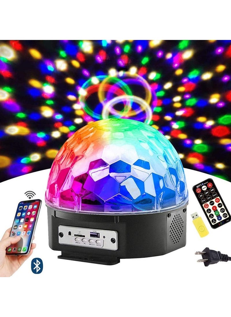 ELTRAZONE Bluetooth Disco Ball Lights with 9 Color LED Party Lighting – DJ Sound Activated Rotating Lights, Wireless Phone Connection, Built-In Bluetooth Speaker, Remote Control for Home, Parties, Nightclubs, Events, and Outdoor Use, Vibrant and Dynamic Atmosphere Maker  - Image 3