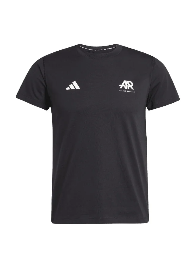 Adidas Adidas Otr Ar Tee Uni Black T-Shirt (Short Sleeve) T-Shirts For Unisex