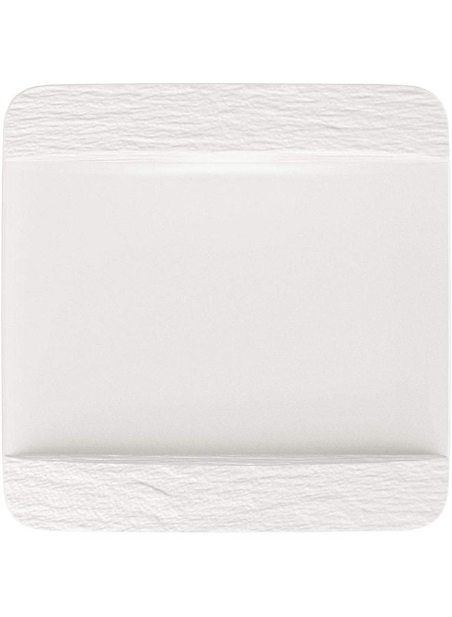 Villeroy & Boch 6-Piece Manufacture Rock Blanc Square Dinner Plate  - Image 2