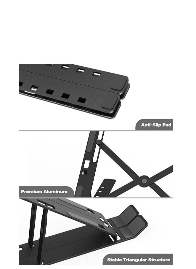 PHOCAR Laptop Stand, Adjustable laptop base for iPad, MacBook Pro, Laptop Holder Foldable Notebook Cooling Stand for MacBook, Dell,Surface,HP, Asus, Lenovo - pzsku/Z6C499738BD30788A5C8BZ/45/_/1739784983/d3be3678-82b1-4673-adf0-3787f679027a