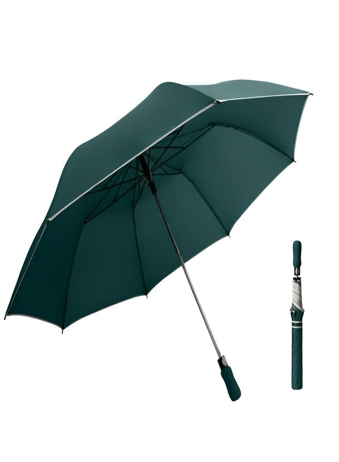 JRM EVA Handle Umbrella for Men & Women | Auto Open Manual Close Windproof Rain Umbrella | Compact & Travel-Friendly | Comfort Sponge Grip | Strong & Durable All-Weather Umbrella (GREEN) - Image 1