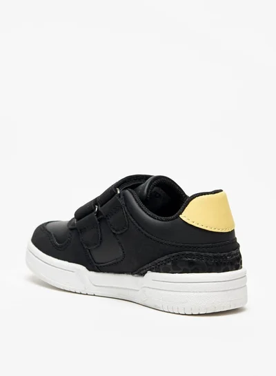 بيرفيت Girls Panelled Sneakers With Hook And Loop Closure