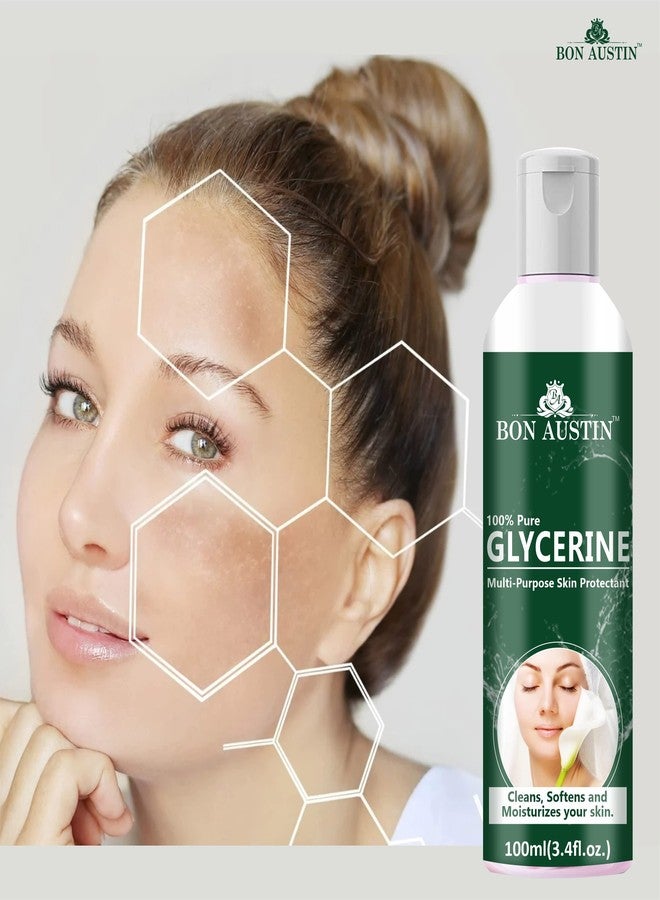 Bon Austin 100% Pure Glycerine Chemical-Free Liquid Glycerine for Men and Women - Perfect Hair and Skin Moisturizer - Non-GMO, Gluten-Free Pack of 2 of 100 ML(200 ML) - Image 4