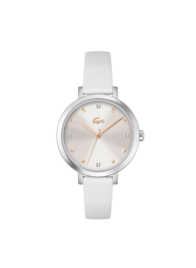 LACOSTE ساعة يد جلدية دائرية الشكل للنساء 2001366 - 34 مم  - Image 1