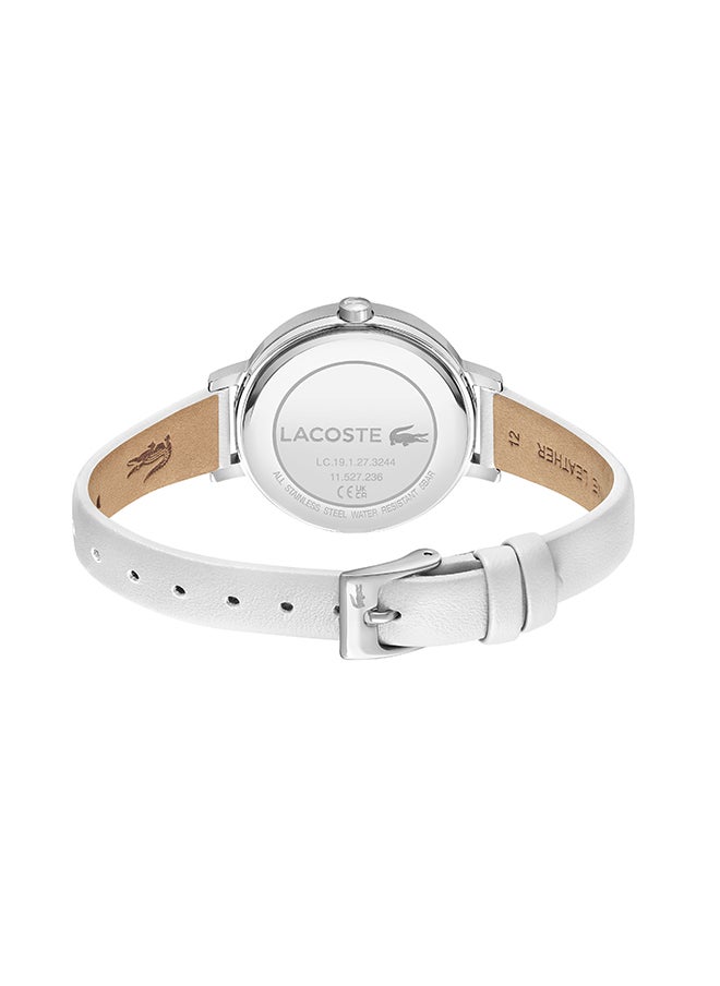 LACOSTE ساعة يد جلدية دائرية الشكل للنساء 2001366 - 34 مم  - Image 3