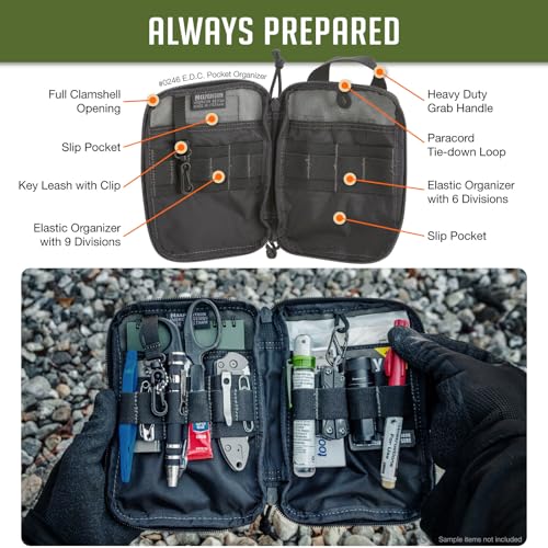Maxpedition E.D.C. Pocket Organizer (Wolf Gray) - Image 4
