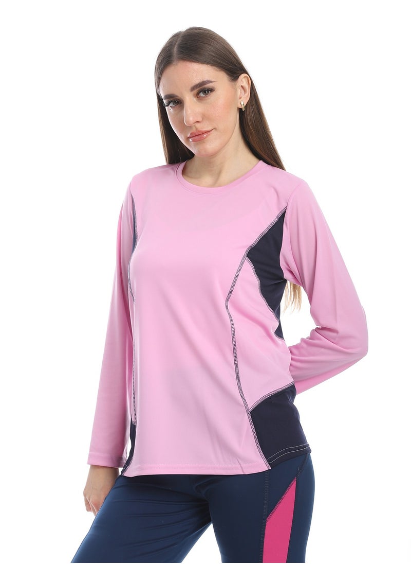 Caesar women sport t-shirt with Long sleeves  - Image 2