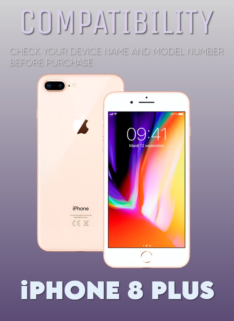ACLIX 2 Pieces Antistatic ESD Dustproof Premium Quality High Definition Anti-Spy Privacy Tempered Glass Screen Protector Designed For  iPhone 8 Plus - Image 2