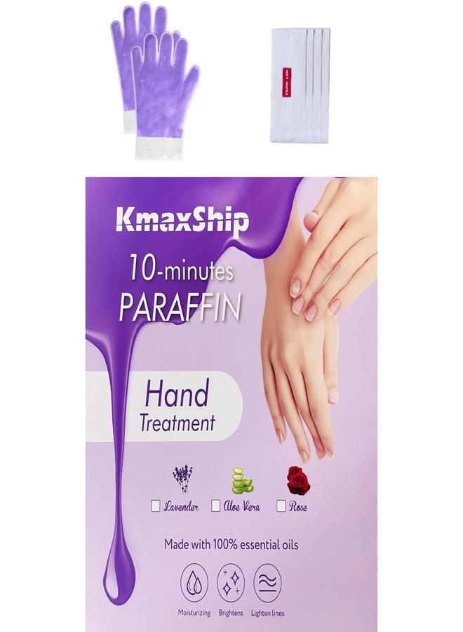 KmaxShip 10-Minute Paraffin Hand Treatment, Home Hand Wax Spa Treatment Gloves, Lavender, One-Pair - Image 1