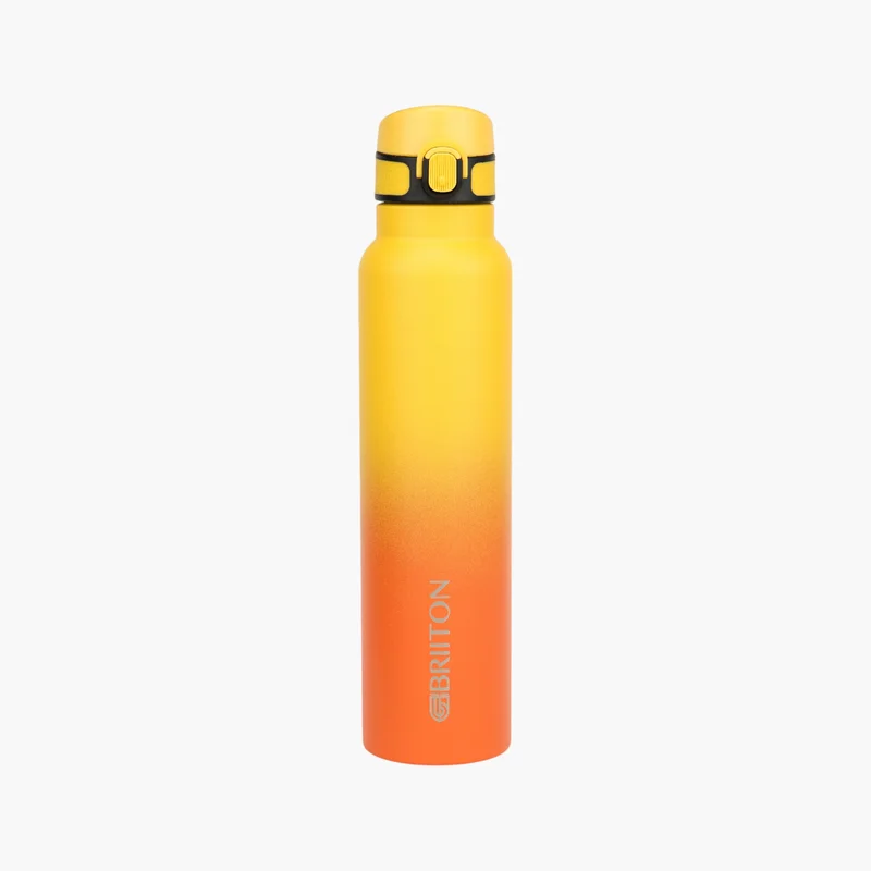 Briiton Water bottle -1000Ml Double wall (stainless steel) Insulated Bottle-keeps Hot and Cold