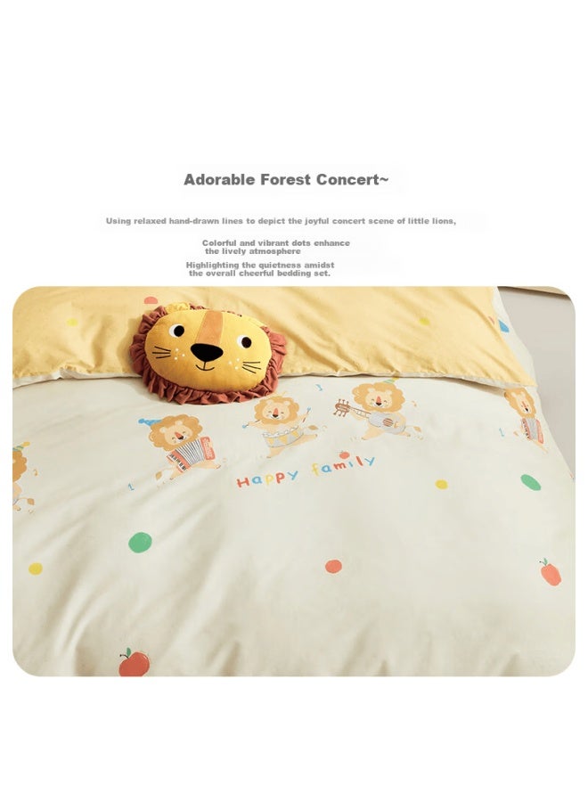 Luolaikids Class A Pure Cotton Duvet Cover, Single Piece, Cotton Quilt Cover For Student Dormitory, Double Bed Sheet, 200*230cm