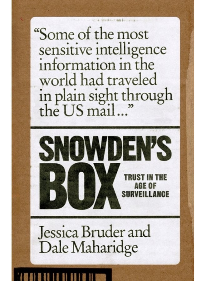 Snowden s Box Trust in the Age of Surveillance - Paperback