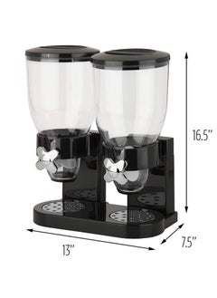 General Double Head Upright Plastic Cereal Maker Grain Dispenser Food Jar Storage Jar  - Image 2