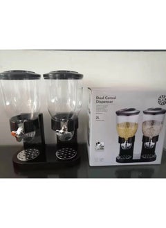 General Double Head Upright Plastic Cereal Maker Grain Dispenser Food Jar Storage Jar  - Image 1